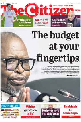 Cover of The Citizen (Gauteng)