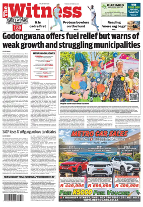 Cover of The Witness (South Africa)