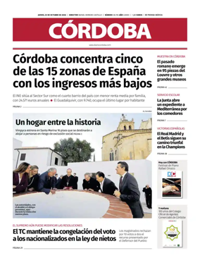 Cover of Diario Cordoba