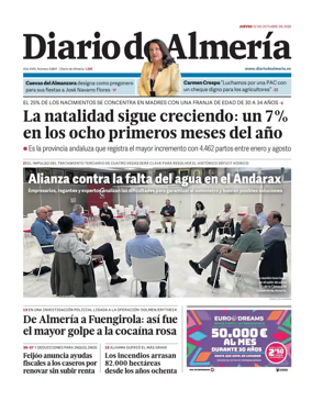 Cover of Diario de Almeria