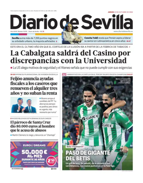 Cover of Diario de Sevilla