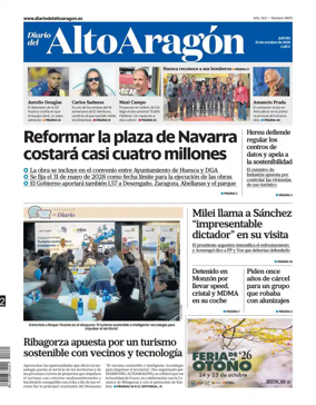 Cover of Diario del Alto Aragon
