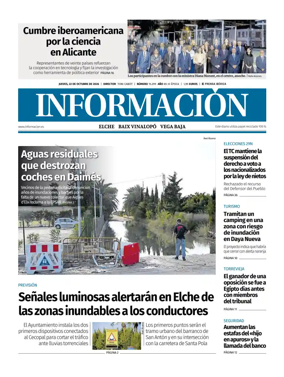 Cover of Diario Informacion (Elche y Vega Baja)