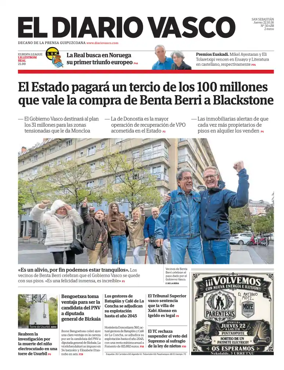 Cover of Diario Vasco (Capital)