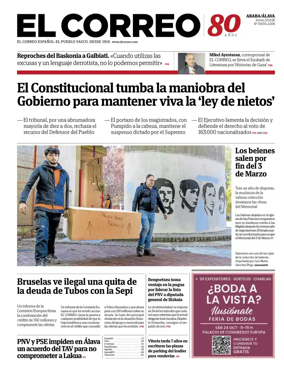 Cover of EL Correo (Alava)