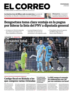 Cover of El Correo (Duranguesado)
