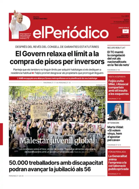 Cover of El Periodico - Catala