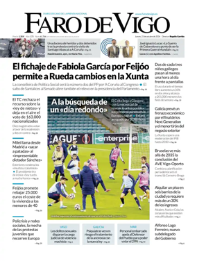 Cover of Faro de Vigo