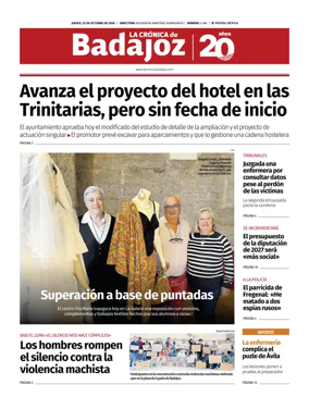 Cover of La Cronica de Badajoz BE