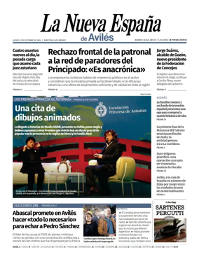 Cover of La Nueva Espana (Aviles)