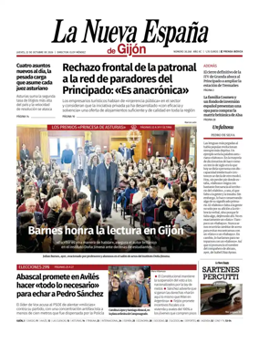 Cover of La Nueva Espana (Gijon)