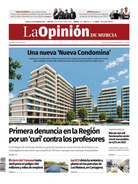 Cover of La Opinion de Murcia