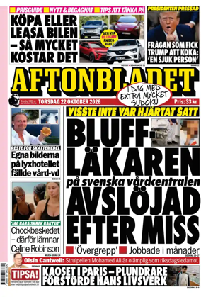 Cover of Aftonbladet