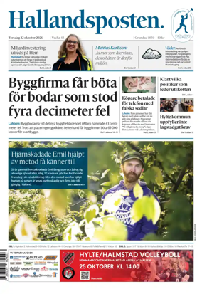 Cover of Hallandsposten