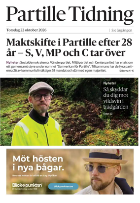 Cover of Partille Tidning