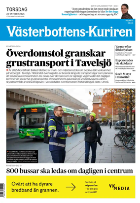 Cover of Vasterbottens-Kuriren