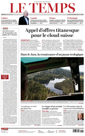 Cover of Le Temps