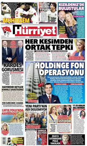 Cover of Hurriyet