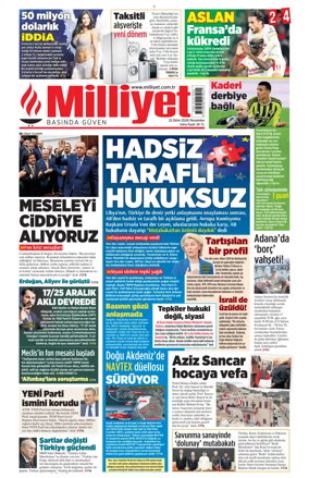 Cover of Milliyet