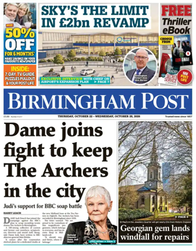 Cover of Birmingham Post