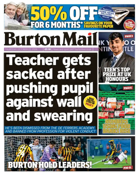Cover of Burton Mail