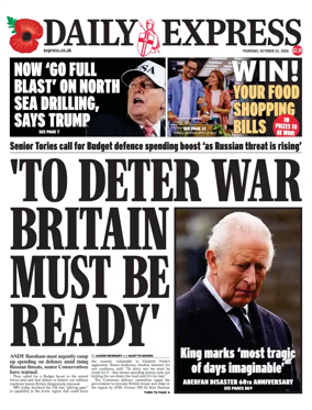 Cover of Daily Express