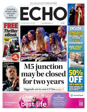 Cover of Gloucestershire Echo