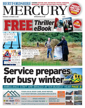 Cover of Hertfordshire Mercury