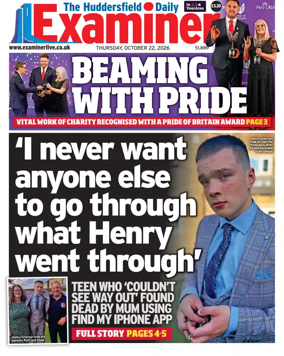 Cover of Huddersfield Daily Examiner