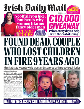 Cover of Irish Daily Mail