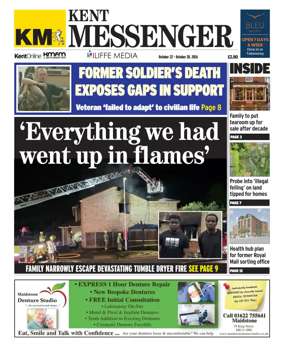 Cover of Kent Messenger Maidstone