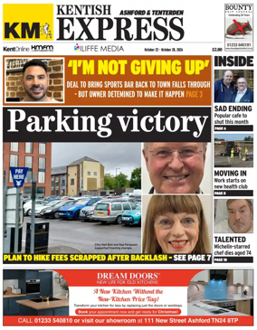 Cover of Kentish Express Ashford & District