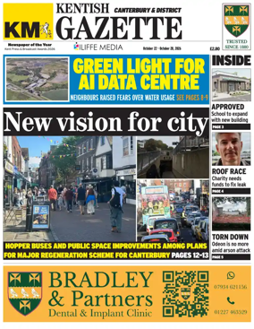 Cover of Kentish Gazette Canterbury & District