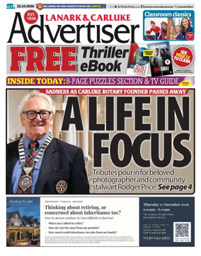 Cover of Lanark & Carluke Advertiser