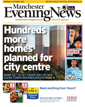 Cover of Manchester Evening News