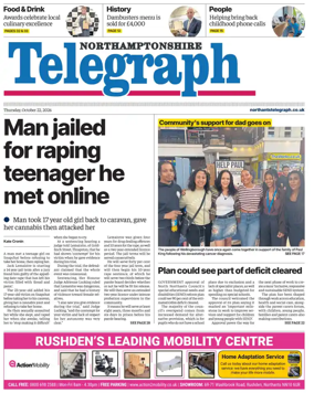 Cover of Northants Evening Telegraph