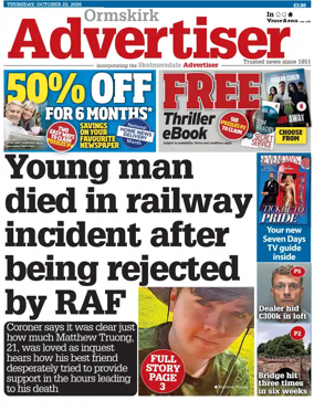 Cover of Ormskirk Advertiser