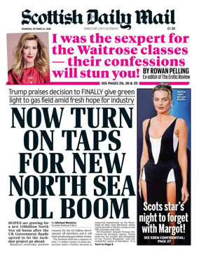 Cover of Scottish Daily Mail