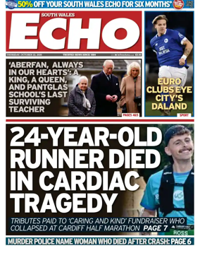 Cover of South Wales Echo