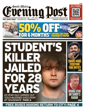 Cover of South Wales Evening Post