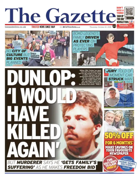 Cover of Teesside Evening Gazette