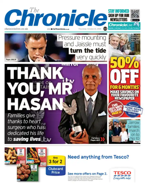 Cover of The Chronicle (South Tyneside and Durham)
