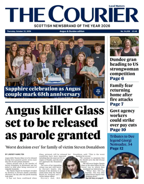 Cover of The Courier & Advertiser (Angus and Dundee)