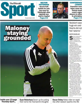 Cover of Herald Sport