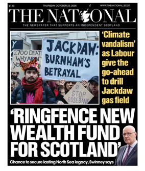 Cover of The National (Scotland)