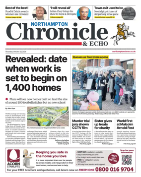 Cover of The Northampton Chronicle and Echo