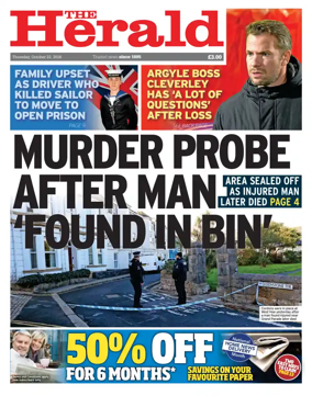 Cover of The Plymouth Herald
