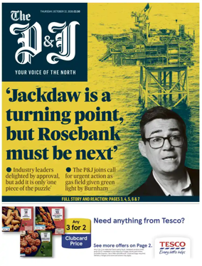 Cover of The Press and Journal (Aberdeen and Aberdeenshire)