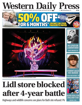 Cover of Western Daily Press