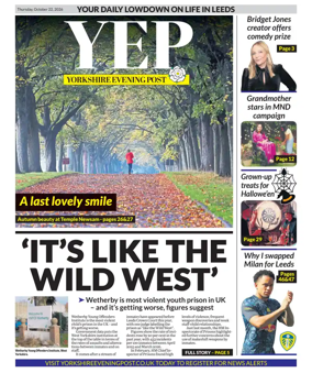 Cover of Yorkshire Evening Post